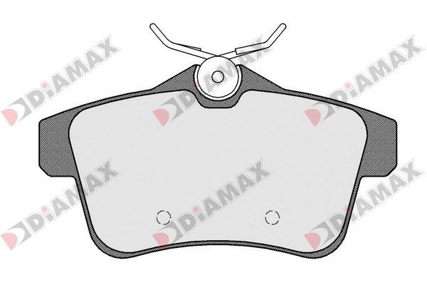 Diamax N09493 Гальмівні колодки, комплект N09493: Купити в Україні - Добра ціна на EXIST.UA!