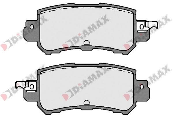 Diamax N09663 Гальмівні колодки, комплект N09663: Купити в Україні - Добра ціна на EXIST.UA!