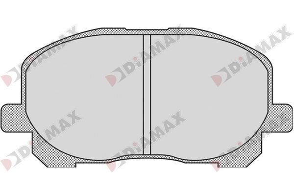 Diamax N09748 Гальмівні колодки, комплект N09748: Купити в Україні - Добра ціна на EXIST.UA!