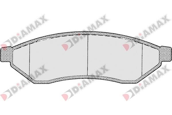 Diamax N09355 Гальмівні колодки, комплект N09355: Купити в Україні - Добра ціна на EXIST.UA!