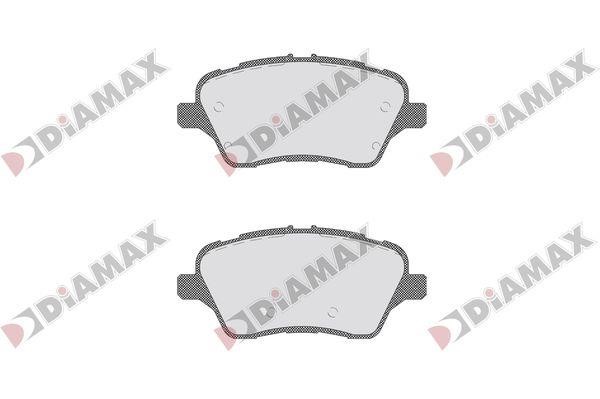 Diamax N09764 Гальмівні колодки, комплект N09764: Купити в Україні - Добра ціна на EXIST.UA!