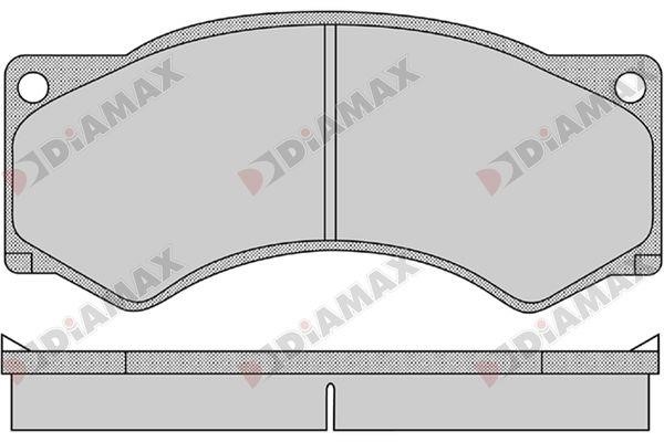 Diamax N09342 Гальмівні колодки, комплект N09342: Купити в Україні - Добра ціна на EXIST.UA!