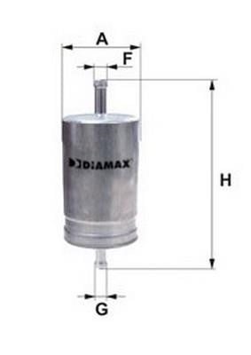 Diamax DF3265 Фільтр палива DF3265: Купити в Україні - Добра ціна на EXIST.UA!