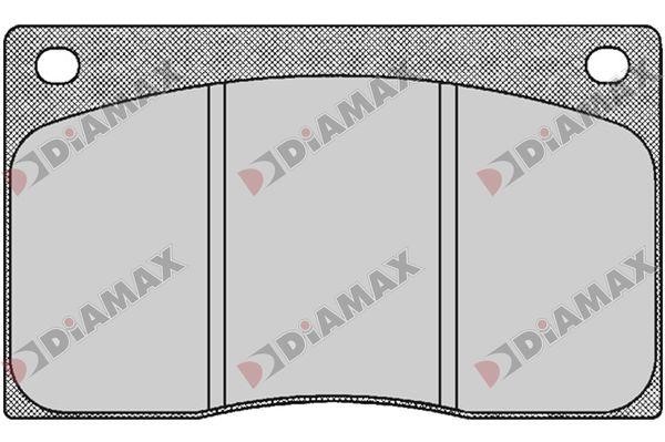 Diamax N09798 Гальмівні колодки, комплект N09798: Купити в Україні - Добра ціна на EXIST.UA!