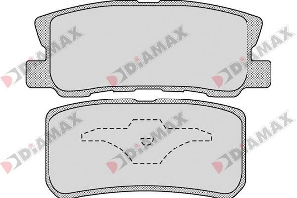 Diamax N09652 Гальмівні колодки, комплект N09652: Купити в Україні - Добра ціна на EXIST.UA!