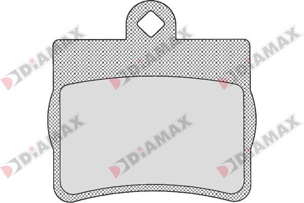 Diamax N09145 Гальмівні колодки, комплект N09145: Купити в Україні - Добра ціна на EXIST.UA!