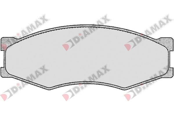 Diamax N09055 Гальмівні колодки, комплект N09055: Купити в Україні - Добра ціна на EXIST.UA!