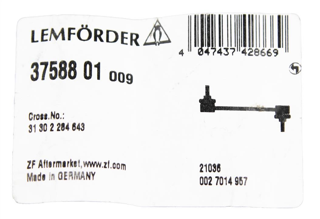 Купити Lemforder 37588 01 за низькою ціною в Україні!
