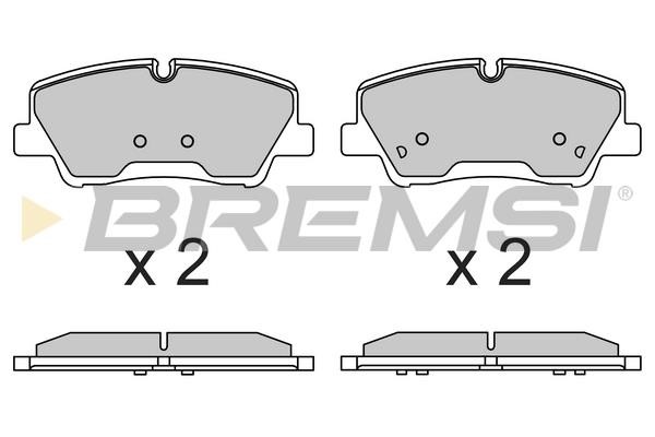 Bremsi BP3743 Гальмівні колодки передні, комплект BP3743: Купити в Україні - Добра ціна на EXIST.UA!