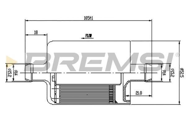 Bremsi FE0324 Фільтр палива FE0324: Купити в Україні - Добра ціна на EXIST.UA!