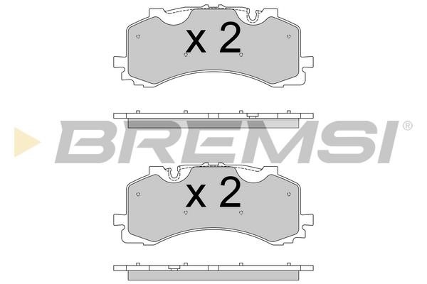 Bremsi BP3776 Гальмівні колодки, комплект BP3776: Купити в Україні - Добра ціна на EXIST.UA!