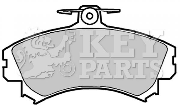 Key parts KBP2151 Гальмівні колодки, комплект KBP2151: Купити в Україні - Добра ціна на EXIST.UA!