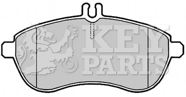 Key parts KBP2008 Гальмівні колодки, комплект KBP2008: Купити в Україні - Добра ціна на EXIST.UA!