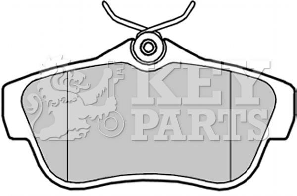 Key parts KBP2043 Гальмівні колодки, комплект KBP2043: Купити в Україні - Добра ціна на EXIST.UA!