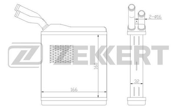 Zekkert MK-5017 Радиатор отоп. MK5017: Купити в Україні - Добра ціна на EXIST.UA!