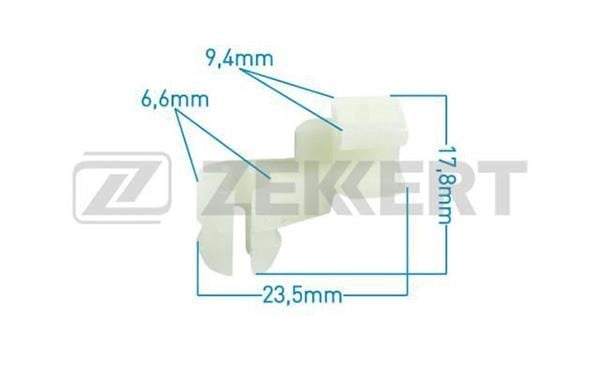 Zekkert BE-1215 Затиск, молдинг / захисна накладка BE1215: Купити в Україні - Добра ціна на EXIST.UA!