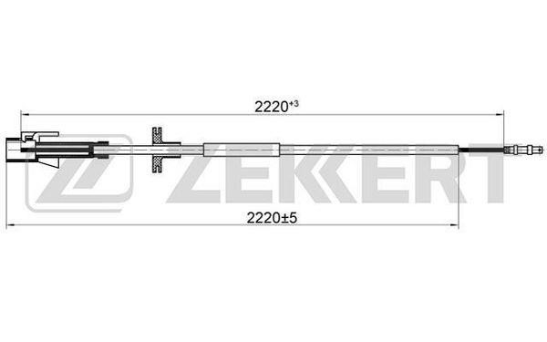 Zekkert BZ-1218 Трос спідометра BZ1218: Купити в Україні - Добра ціна на EXIST.UA!
