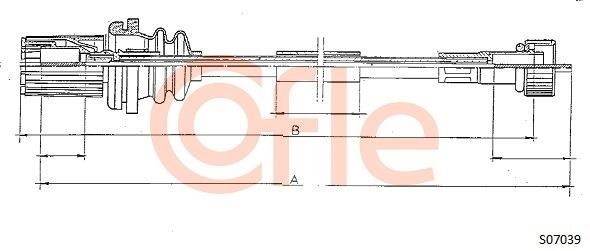 Cofle 92.S07039 Трос привода спідометра 92S07039: Купити в Україні - Добра ціна на EXIST.UA!