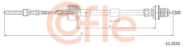 Cofle 92.11.2532 Тросовий привод, привод зчеплення 92112532: Купити в Україні - Добра ціна на EXIST.UA!
