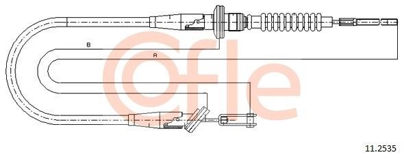 Cofle 92.11.2535 Тросовий привод, привод зчеплення 92112535: Купити в Україні - Добра ціна на EXIST.UA!