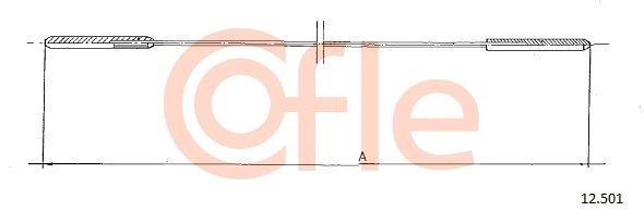 Cofle 92.12.501 Тяга заслінки обігрівача 9212501: Купити в Україні - Добра ціна на EXIST.UA!