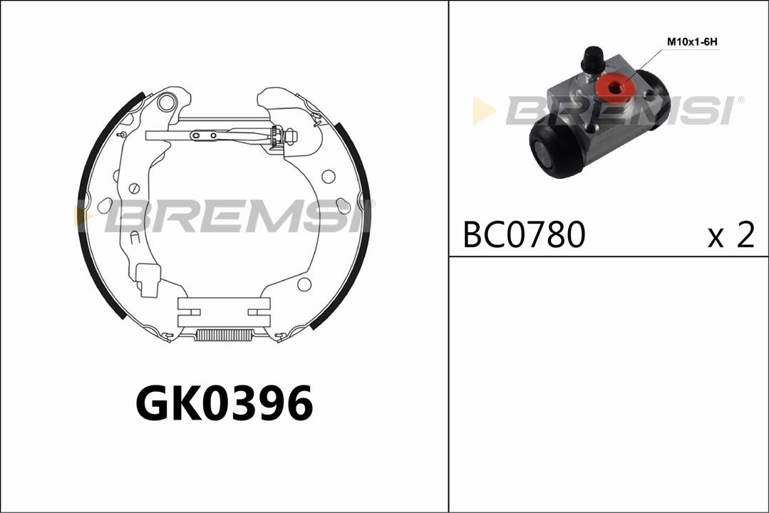 Bremsi GK0396 Колодки гальмівні барабанні, комплект GK0396: Купити в Україні - Добра ціна на EXIST.UA!