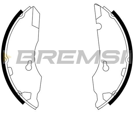 Bremsi GF1105 Колодки гальмівні барабанні, комплект GF1105: Купити в Україні - Добра ціна на EXIST.UA!
