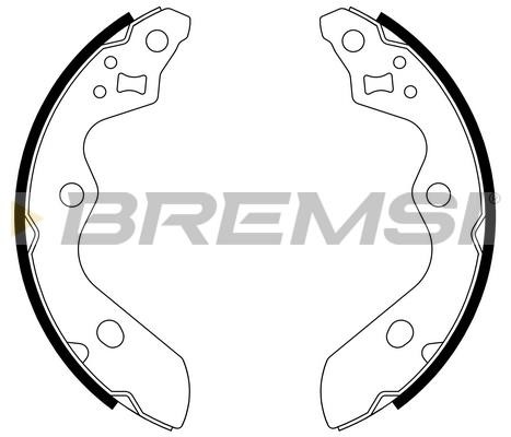 Bremsi GF1112 Колодки гальмівні барабанні, комплект GF1112: Купити в Україні - Добра ціна на EXIST.UA!