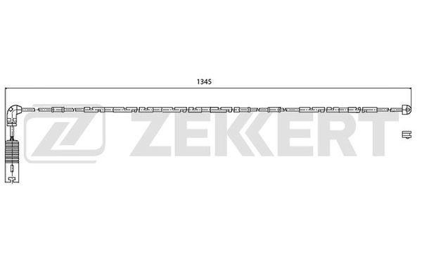 Zekkert BS-8024 Конт. попер. сигналу, знос гальм. накл. BS8024: Купити в Україні - Добра ціна на EXIST.UA!