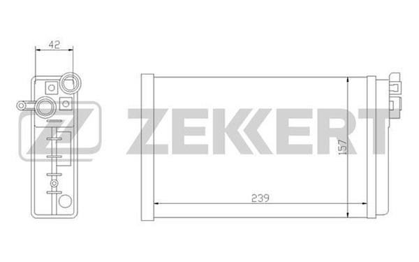 Zekkert MK-5011 Радиатор отоп. MK5011: Купити в Україні - Добра ціна на EXIST.UA!