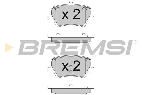 Bremsi BP3839 Гальмівні колодки, комплект BP3839: Купити в Україні - Добра ціна на EXIST.UA!