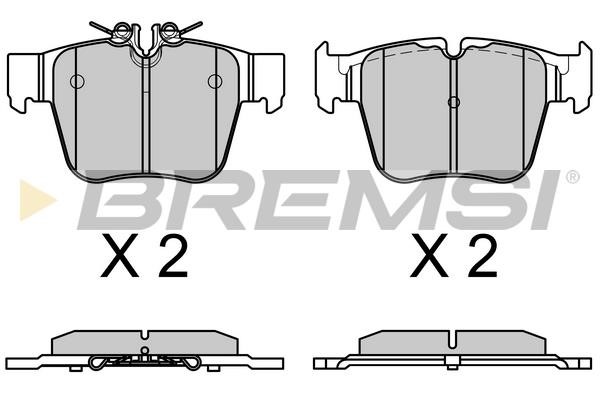 Bremsi BP3757 Гальмівні колодки задні, комплект BP3757: Купити в Україні - Добра ціна на EXIST.UA!