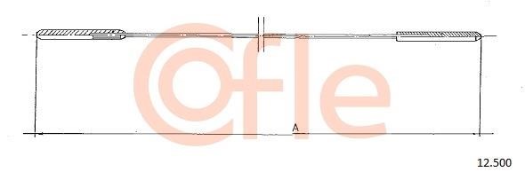 Cofle 92.12.500 Тяга заслінки обігрівача 9212500: Купити в Україні - Добра ціна на EXIST.UA!