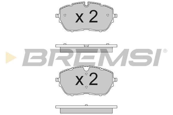 Bremsi BP3790 Гальмівні колодки, комплект BP3790: Купити в Україні - Добра ціна на EXIST.UA!