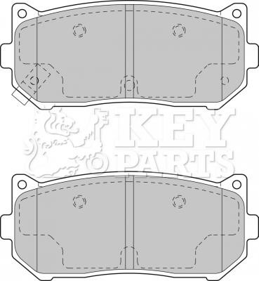 Key parts KBP1793 Гальмівні колодки, комплект KBP1793: Купити в Україні - Добра ціна на EXIST.UA!