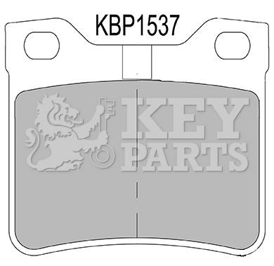 Key parts KBP1537 Гальмівні колодки, комплект KBP1537: Купити в Україні - Добра ціна на EXIST.UA!