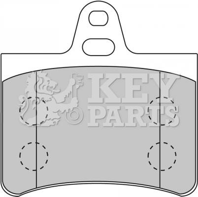 Key parts KBP1710 Гальмівні колодки, комплект KBP1710: Купити в Україні - Добра ціна на EXIST.UA!