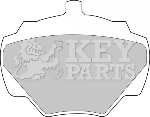 Key parts KBP1528 Гальмівні колодки, комплект KBP1528: Купити в Україні - Добра ціна на EXIST.UA!
