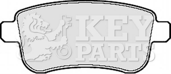 Key parts KBP2124 Гальмівні колодки, комплект KBP2124: Купити в Україні - Добра ціна на EXIST.UA!