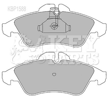 Key parts KBP1588 Гальмівні колодки, комплект KBP1588: Купити в Україні - Добра ціна на EXIST.UA!