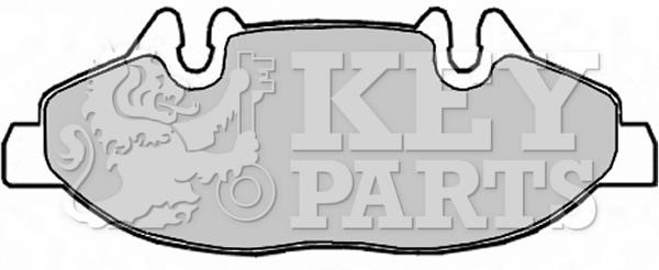Key parts KBP1949 Гальмівні колодки, комплект KBP1949: Купити в Україні - Добра ціна на EXIST.UA!