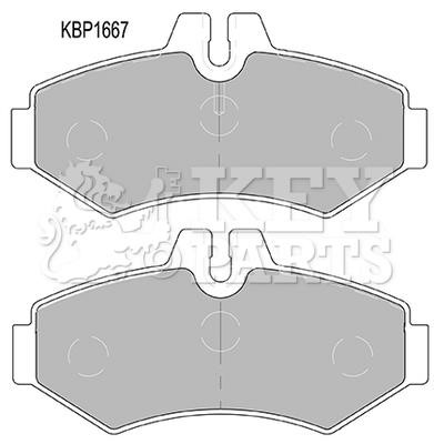 Key parts KBP1667 Гальмівні колодки, комплект KBP1667: Купити в Україні - Добра ціна на EXIST.UA!