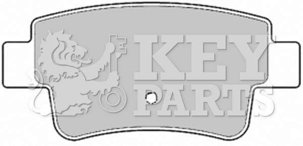 Key parts KBP1946 Гальмівні колодки, комплект KBP1946: Купити в Україні - Добра ціна на EXIST.UA!