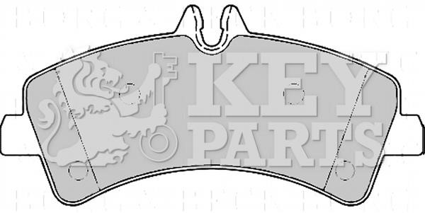 Key parts KBP2170 Гальмівні колодки, комплект KBP2170: Купити в Україні - Добра ціна на EXIST.UA!