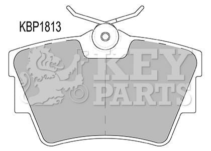 Key parts KBP1813 Гальмівні колодки, комплект KBP1813: Приваблива ціна - Купити в Україні на EXIST.UA!