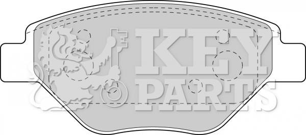 Key parts KBP1851 Гальмівні колодки, комплект KBP1851: Купити в Україні - Добра ціна на EXIST.UA!