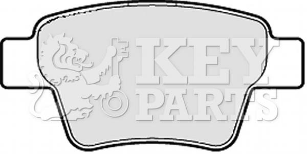 Key parts KBP1983 Гальмівні колодки, комплект KBP1983: Купити в Україні - Добра ціна на EXIST.UA!