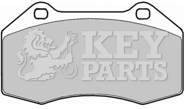 Key parts KBP1909 Гальмівні колодки, комплект KBP1909: Купити в Україні - Добра ціна на EXIST.UA!