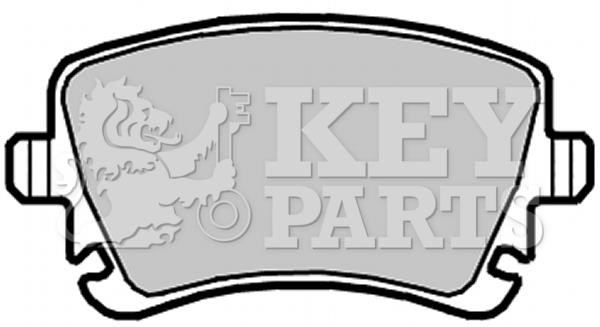 Key parts KBP2139 Гальмівні колодки, комплект KBP2139: Купити в Україні - Добра ціна на EXIST.UA!