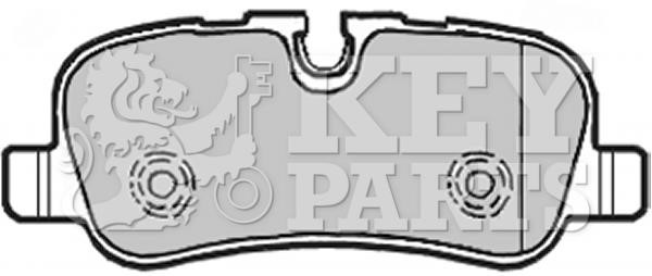 Key parts KBP1941 Гальмівні колодки, комплект KBP1941: Приваблива ціна - Купити в Україні на EXIST.UA!